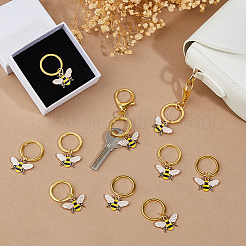 20Pcs Alloy Enamel Keychain&nbsp;KEYC-FH00076