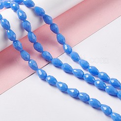 Faceted Glass Beads Strands&nbsp;GLAA-E037-01D