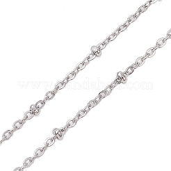 Non-Tarnish 304 Stainless Steel Satellite Chain Slider Necklace Making&nbsp;AJEW-JB01248-02