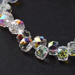 AB Color Plated Electroplate Beads Strands&nbsp;EGLA-H104-09A-AB01