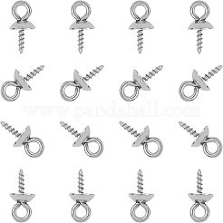 304 Stainless Steel Peg Bails Pendants&nbsp;STAS-UN0005-02P