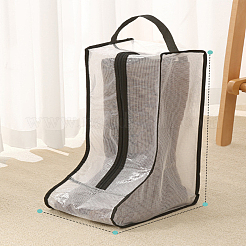 2Pcs 2 Styles Translucent PVC Waterproof Shoes Storage Zipper Bags&nbsp;ABAG-LP0001-97B