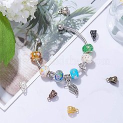 Tibetan Style Zinc Alloy Tube Bails&nbsp;TIBE-PH0004-81