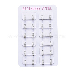 304 Stainless Steel Huggie Hoop Earrings&nbsp;EJEW-L252-036P