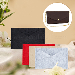 4Pcs 4 Colors Wool Felt Envelope Purse Insert Organizer&nbsp;FIND-WR0006-71A