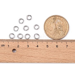 Tarnish Resistant 304 Stainless Steel Open Jump Rings&nbsp;STAS-E067-08-6mm