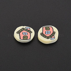 Handmade Polymer Clay Cabochons&nbsp;CLAY-N006-137