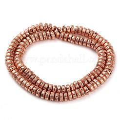 Electroplated Natural Lava Rock Beads Strands&nbsp;G-I360-A02-03