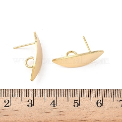 Brass Stud Earring Findings&nbsp;KK-D504-03G