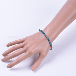 Natural Mixed Gemstone Stretch Bracelets&nbsp;BJEW-JB04556