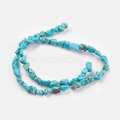 Natural Howlite Beads Strands&nbsp;X-TURQ-G101-03