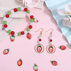 50Pcs 5 Styles Printed Alloy Pendants&nbsp;FIND-SC0006-07