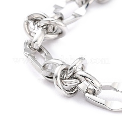 Non-Tarnish 304 Stainless Steel Link Chain Bracelet for Men Women&nbsp;BJEW-Z011-18P