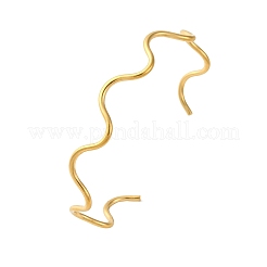 304 Stainless Steel Cuff Bangle for Women&nbsp;BJEW-C076-05G