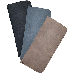 6Pcs 3 Colors Imitation Leather Eyeglass Cases&nbsp;ABAG-CN0001-61