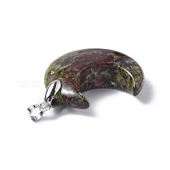 Natural Dragon Blood Jasper Pendants&nbsp;G-Z022-04J