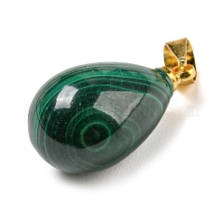 Natural Malachite Pendants&nbsp;G-D094-01G