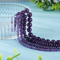 4 Strands 4 Styles Natural Amethyst Beads Strands&nbsp;G-CW0001-08