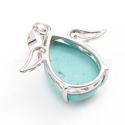Synthetic Turquoise Pendants&nbsp;G-I275-02M
