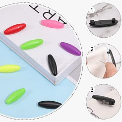 60Pcs Plastic Oval Lapel Pins&nbsp;JEWB-CA0001-21