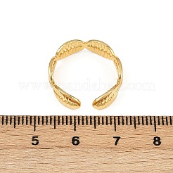 Brass Adjustable Cuff Rings for Women&nbsp;RJEW-B132-02A-G