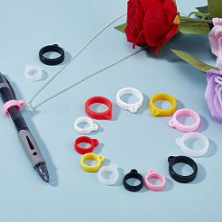 60Pcs 12 Style Silicone Pendants&nbsp;SIL-GF0001-25