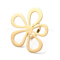 304 Stainless Steel Cuff Rings for Women&nbsp;LS-RJEW-F193-05G