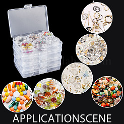 Polypropylene(PP) Beads Organizer Storage Case&nbsp;CON-PH0002-78
