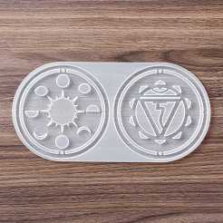 Meditation Yoga Pendants Cup Mat Silicone Molds&nbsp;DIY-B056-02C