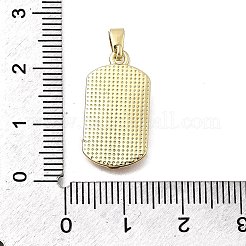 Brass Enamel Pendants&nbsp;KK-P336-14G-02