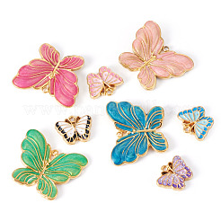 8Pcs 8 Styles 304 Stainless Steel Enamel Pendants&nbsp;STAS-TA0005-77