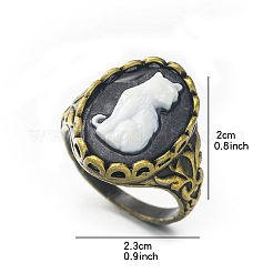 Alloy with Resin Finger Rings&nbsp;FS-WGE901F-03