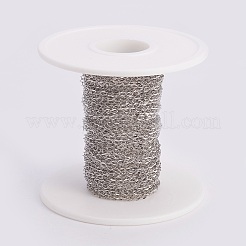 Tarnish Resistant 304 Stainless Steel Twisted Chain Curb Chains&nbsp;CHS-K008-15A