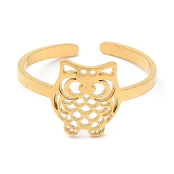 304 Stainless Steel Open Cuff Rings&nbsp;RJEW-H213-01G