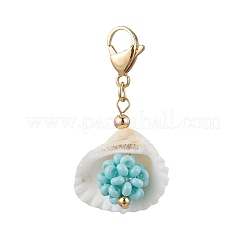 Natural Shell Pendant Decorations&nbsp;HJEW-MZ00171-04