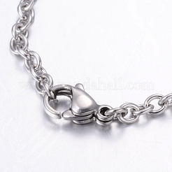 Tarnish Resistant 201 Stainless Steel Charm Bracelets&nbsp;BJEW-G475-01P