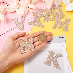 26 Letters Cloth Iron/Sew on Patches&nbsp;PJ-TAC0004-04B