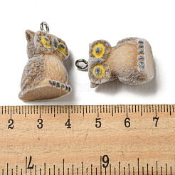 Flocky Resin Pendants&nbsp;RESI-D012-01F