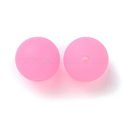 Luminous Round Food Grade Silicone Beads&nbsp;SIL-TAC0007-04I