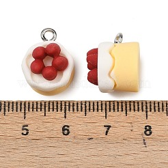 Opaque Resin Mini Dessert Craft Pendants&nbsp;FIND-Z104-04P