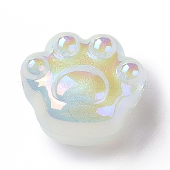 UV Plating Rainbow Iridescent Luminous Acrylic Beads&nbsp;OACR-E010-07