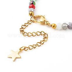 Electroplate Glass Beaded Bracelets&nbsp;BJEW-JB06358