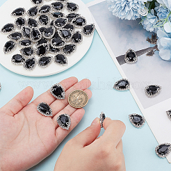 30Pcs Glass Sew on Rhinestone&nbsp;FIND-AN0001-71
