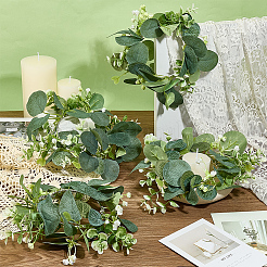 8Pcs Cloth with PE Plastic Garland for Candle&nbsp;HJEW-OC00310