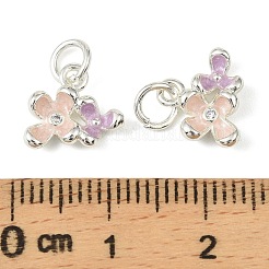 Brass Enamel Charms&nbsp;KK-C107-19S
