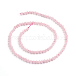 Natural Rose Quartz Beads Strands&nbsp;G-E560-E07-4mm