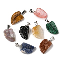 Natural & Synthetic Mixed Gemstone Pendants&nbsp;G-B127-01P
