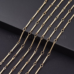 3.28 Feet Brass Bar Link Chains&nbsp;X-CHC-R126-13G