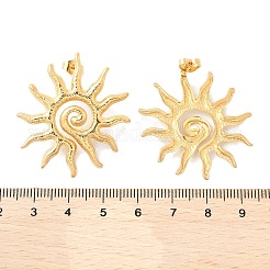 304 Stainless Steel Stud Earrings for Women&nbsp;EJEW-B121-01G-02
