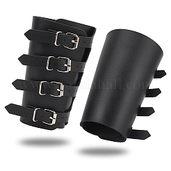 Adjustable PU Leather Cord Bracelets with Iron Buckles&nbsp;AJEW-WH0248-458